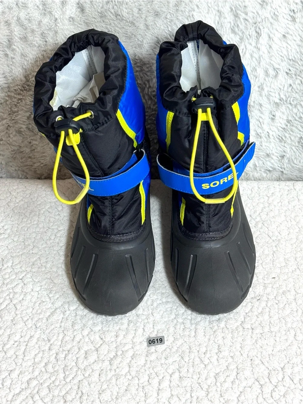 SOREL Kids Flurry Snow Boots Shells Only Black Blue Size Youth 3 (NO LINERS)